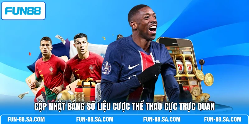 Cập nhật bảng số liệu cược thể thao cực trực quan