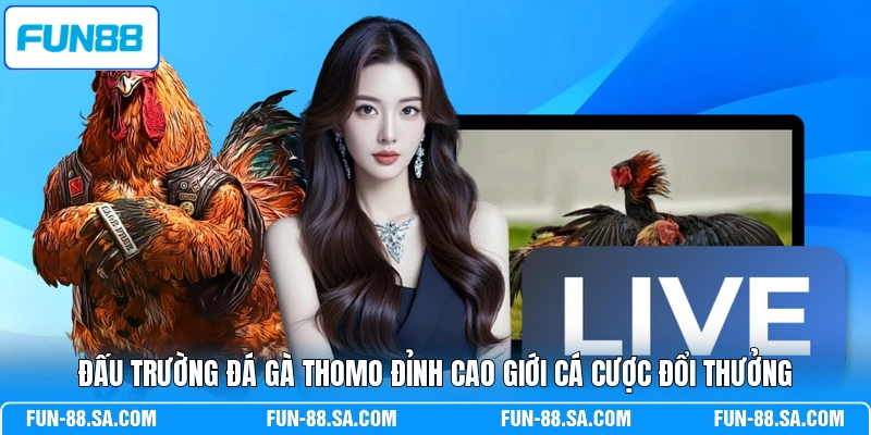 Đấu trường đá gà Thomo đỉnh cao giới cá cược đổi thưởng