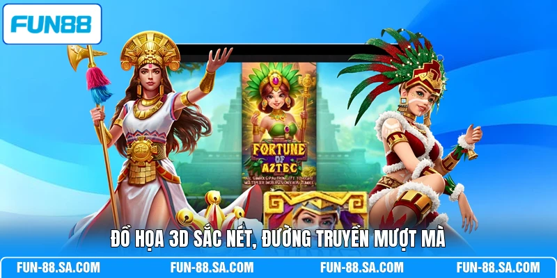 Đồ họa 3D sắc nét, đường truyền mượt mà