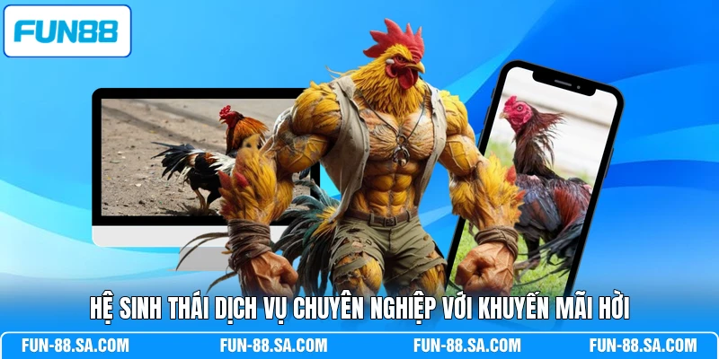 Hệ sinh thái dịch vụ chuyên nghiệp với khuyến mãi hời