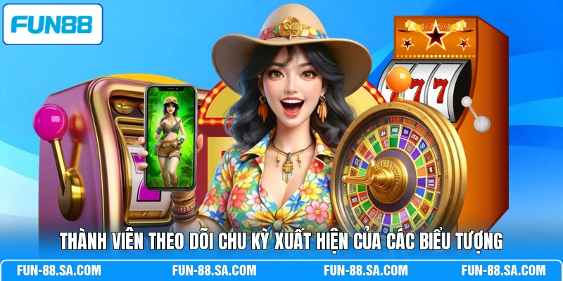 Thành viên theo dõi chu kỳ xuất hiện của các biểu tượng